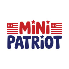 Mini Patriot t shirt design