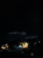 Fototapeta premium night city lights