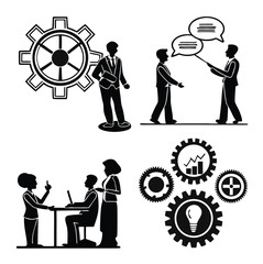 business people icons