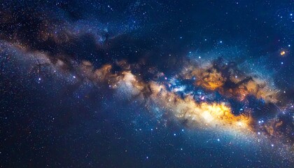 Fototapeta premium Vast expanse of starry galaxy