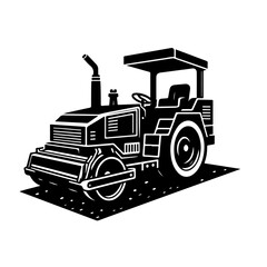 Roller Compactor Silhouette