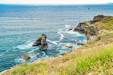 Crozon in Finistere and Brest French South brittany