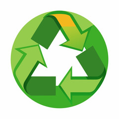 Fototapeta premium RECYCLAGE LOGO VECTORIEL
