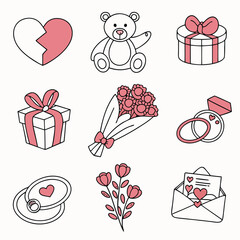 set of gift boxes