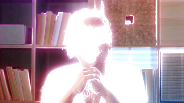 Outline Glow Horizontal Motion Effect MOGRT 537