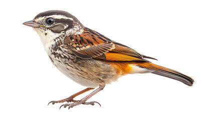 Wild Sparrow Full-Length Pose on Transparent PNG