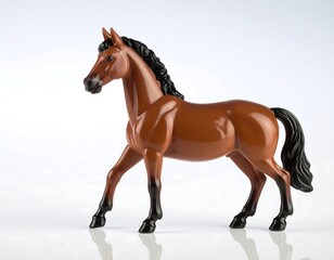 Plastic horse figurine