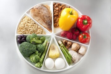 Healthy food diagram
