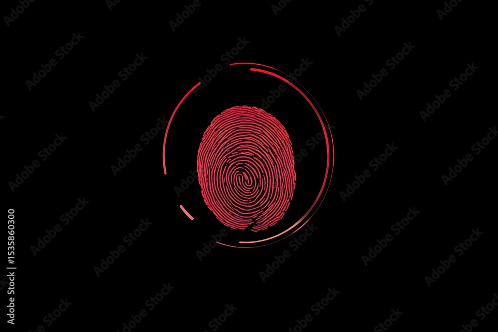 Poster fingerprint scan process for secure biometric authentication in modern technology systems