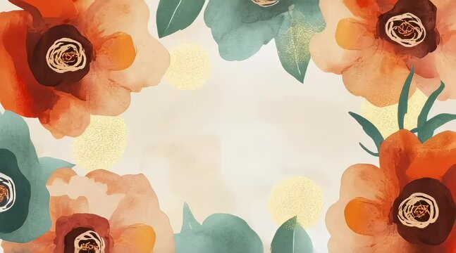 vintage background with flowers