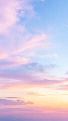 Obraz premium Abstract vivid sky at sunset