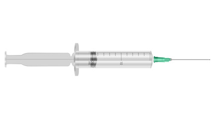 Fototapeta premium Medical Syringe and Needle for Healthcare and Vaccination
