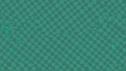 Abstract Teal Green Checkered Pattern Background