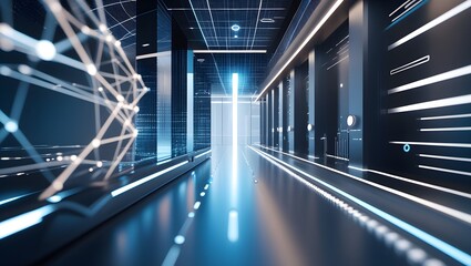 Fototapeta premium Technical Support with Vision: Powering Tomorrow’s Communications 