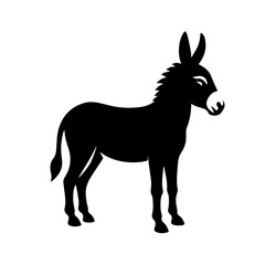 Fototapeta premium donkey silhouette 