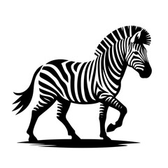 Obraz premium zebra silhouette 