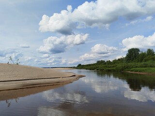 lake, water