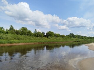 lake, water