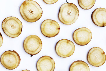 Fresh burdock roots or gobo roots