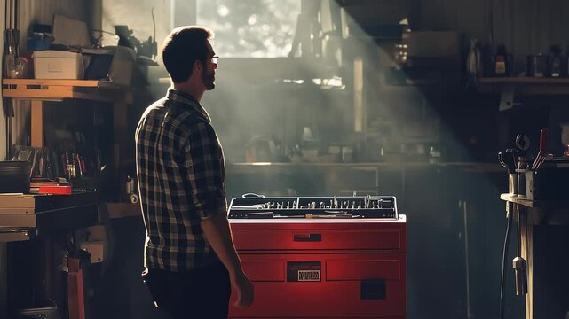 Focused Craftsman Organizing Tools