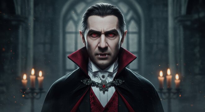 Hyper-Realistic Portrait of Count Dracula