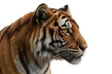Fototapeta premium Close-up profile view of a tiger