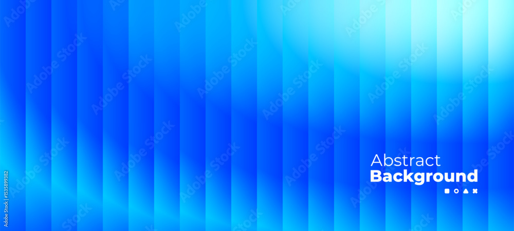 Poster blue striped gradient background with chromatic ripple effect. abstract vector illustration for mode