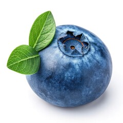 blueberries isolated on white background