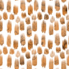 Seamless abstract textured pattern. Black, orange stains on white. Digital brush strokes. Design for textile fabrics, wrapping paper, background, wallpaper, cover. Illustration.