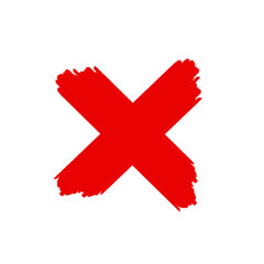 red cross mark