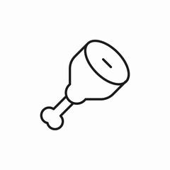 meat food icon sign vector