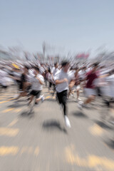 camera blast at intersection live focusing on shocked expressions of bystanders