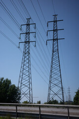 Power lines for high voltage