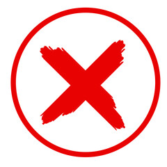 Obraz premium red check mark 