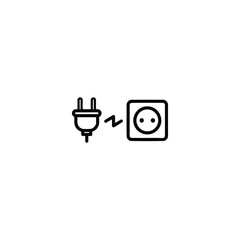 Disconnected Power Plug Symbol Icon
