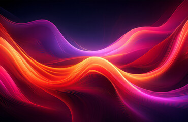 Fototapeta premium Colorful Abstract Wave Background
