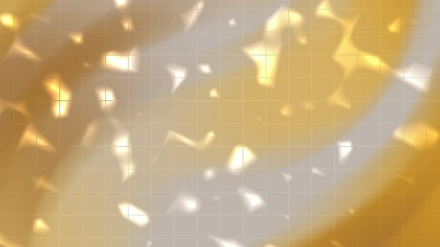 Gold gradient illustrator with white and gold reflections on a grid is perfect for luxury design projects, branding, backgrounds, and decorations.