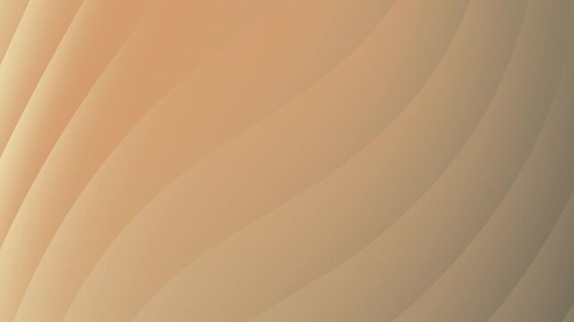 Gold gradient illustrator abstract beige curved lines form a simple elegant background.