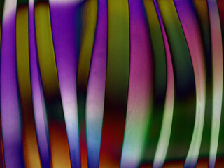 This abstract image features colorful, curving lines in a dynamic and vibrant composition. Flowing,...