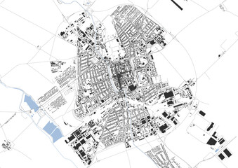 Trnava Highway Construction & Waterways Vector Map