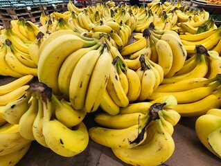 Fresh Bananas at the Market
