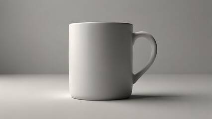 Blank White Mug Mockup Perfect for Coffee, Tea, or Hot Chocolate Designs
