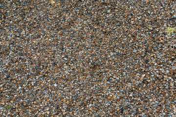 Muschelkies als Wegbelag