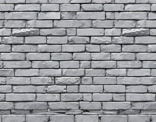 Seamless Texture of Light Gray Brick Wall Architectural Background