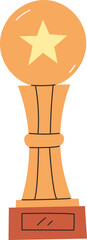 Trophy with Star Emblem
