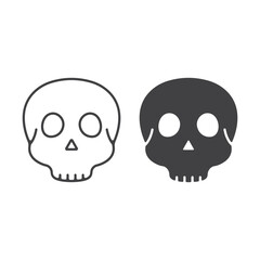 Skull Icon Vector Design.