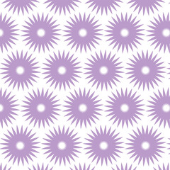 Abstract Dreamy Purple Sun Vector Design 