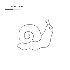 Snail Icon Vector Design.