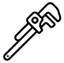 Pipe Wrench Tool with Adjustable Jaw – Hand Tool for Plumbing, Pipe Fitting, Repair Work, Construction, Maintenance and Professional Installation Tasks