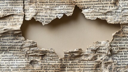 Aged parchment fragment with antique text.